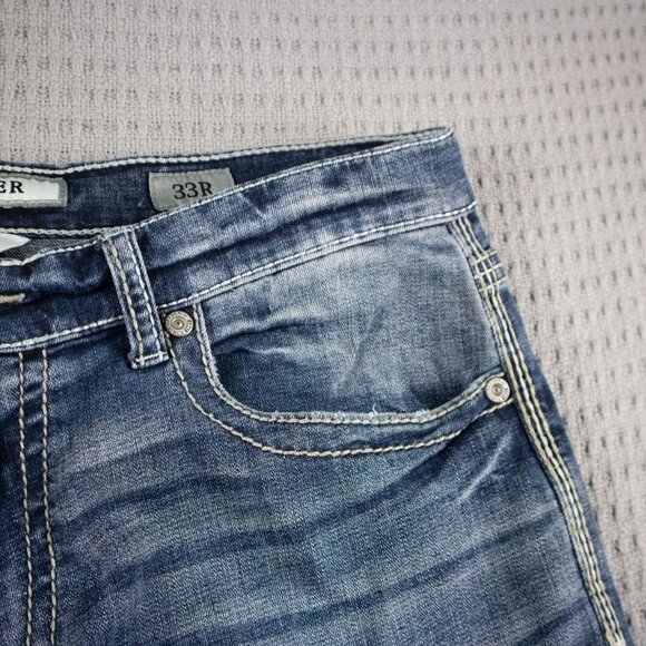 BKE Denim Tyler Bootcut Mens 33 Regular Jeans - Picture 6 of 8